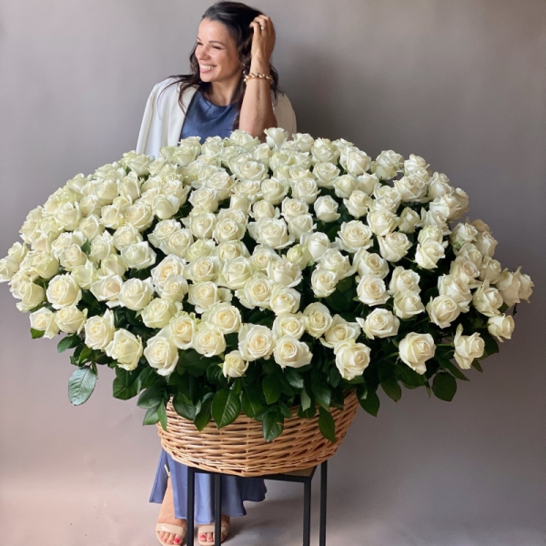  Kemer Blumen 201 Weißer Engelskorb